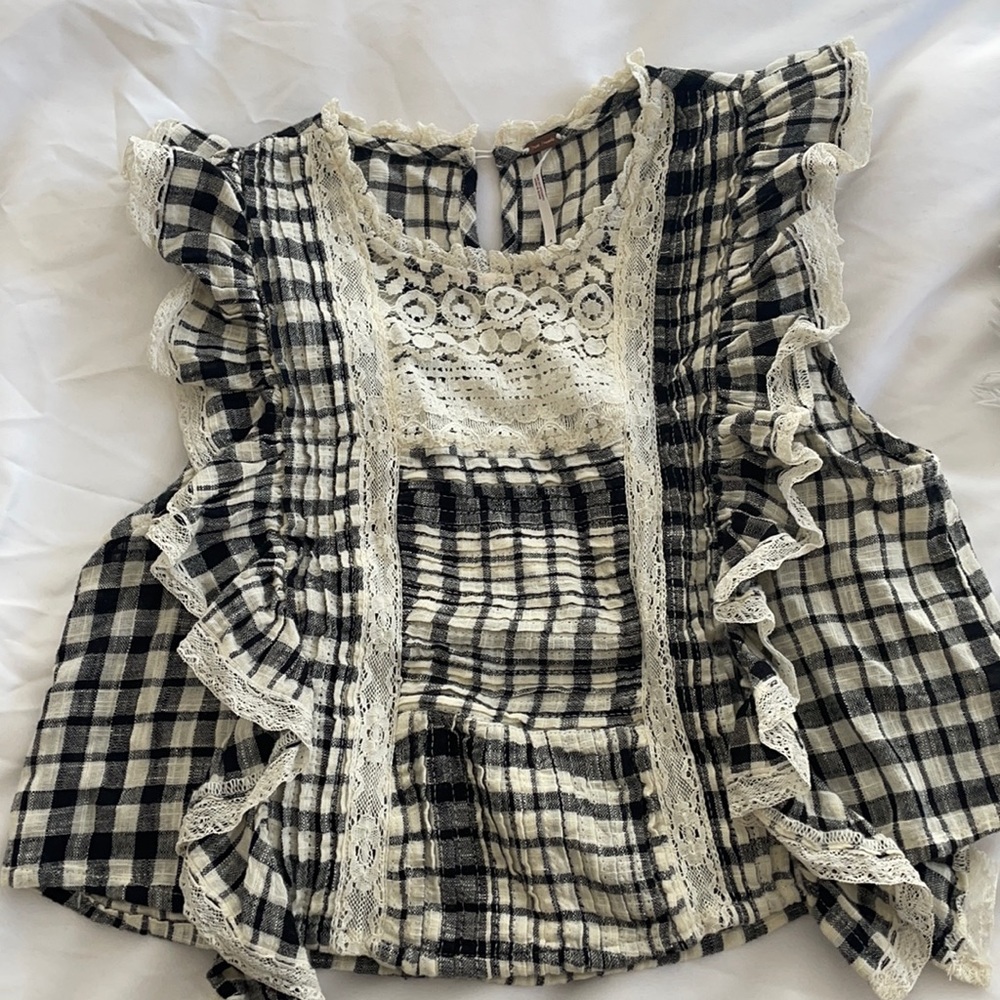 Free people sleeveless top size 4